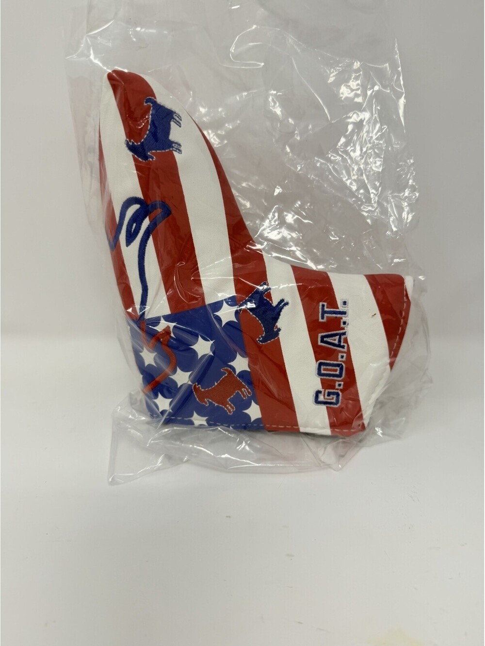 Goated golf Putter Head Cover USA American flag • Stars & Stripes Magnetic